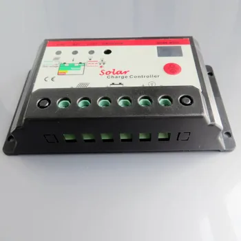 10A | 20A | 30A 12V 24V solpanel Oplade Batteriet Controller lampe Regulator Timer 50W 100W 200W 300W 400W 500W 600W solcelle